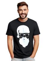 Hipsteriškas Kalėdų T-shirtas su Kalėdų Seneliu - Šauniausias Kalėdų Senelis Mieste! Juokingi marškinėliai, Unis L