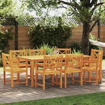 Lauko suolas 8 pcs Natūrali 56 x 55,5 x 90 cm