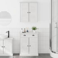 Vonios baldų rinkinys VIGO 2 pcs Balta ir senovinė balta