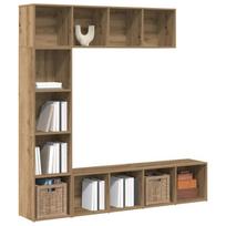 knygų spintelės 3 vnt Artisan Oak Engineered Wood