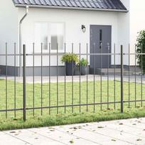 Sodo tvora 2 pcs Pilka 3,4 x 0,8 m Miltelinis plienas