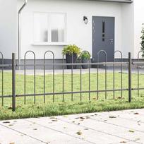 Sodo tvora 3 pcs Pilka 5,1 x 0,6 m Miltelinis plienas