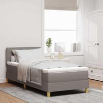 Kiemas lova su pagalve Tortora 90 x 190 cm audinys