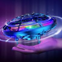 DEERC skraidantis kamuoliukas skraidantis UFO mini mažesnis nei skraidantis kamuoliukas gestams penkių kliūčių automatinis dviejų greičių LED gimtadienio dovana pradinių ir vidurinių mokyklų mokiniams mėlyna