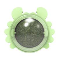 Catnip Toy Wall-mounted Teeth Grinding Creative Pet Catnip Ball Toys Pet Supplies žalia
