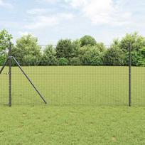 Tvorelės stulpas 26 pcs Pilka 3,2 x 3,2 x 150 cm