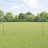 Tvorelės stulpas 26 pcs Pilka 3,2 x 3,2 x 170 cm