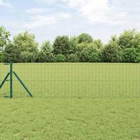 Tvora su stulpais Žalia 0,8 x 25 m Plienas