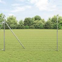 Tvora su stulpais Sidabro 1,6 x 10 m Plienas ir PVC