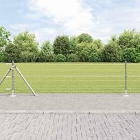 Tvora su stulpais Sidabro 0,6 x 25 m Plienas