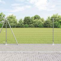 Tvora su stulpais Sidabro 1,2 x 25 m Plienas