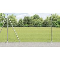 Tvora su stulpais Sidabro 1,5 x 10 m Plienas