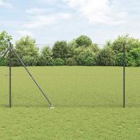 Tvorelės stulpas Pilka 10 x 1,6 m (40 x 40 mm tinklas)