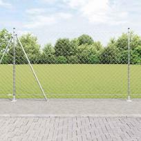 Tvorelės stulpas Sidabro 10 x 1,4 m (60 x 60 mm tinklelis)