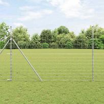 Tvorelės stulpas Cinkuotas 25 x 1,6 m Plienas