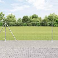 Tvorelės stulpas Cinkuotas 25 x 1 m Plienas
