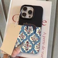 Vintage Flower Black Cat Design Phone Case For iPhone 17 Pro Max 16 Plus 15 Pro 14 13 12 11 XR 17Air Lychee Textur Soft Cover iPhone 13 juoda
