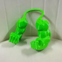 Hulko rankos katės žaislų kolekcija, pagaminta iš PETG, žaidimui ir mankštai Green,12x12x16cm