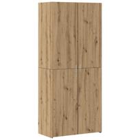 Aukštas spintelė 2 pcs Amatininkų ąžuolas 80 x 42 x 185 cm