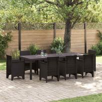 Sodo stalas Ruda 250 x 100 x 73 cm poliratanas