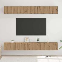 TV spintelių komplektas 6 pcs Amatininkų ąžuolas