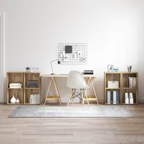 TV spintelių komplektas 4 pcs Amatininkų ąžuolas