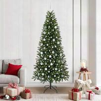 Dirbtinė Kalėdų eglutė su 300 LED Žalia 210 cm PE ir PVC