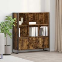 Knygų spinta 2 pcs Dūminis ąžuolas 99,5 x 30 x 108 cm