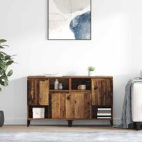 Šoninės lentynos 2 pcs Senovinis medis 60 x 35 x 70 cm