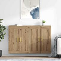 Prikabinama spinta 2 pcs Amatininkų ąžuolas 69,5 x 34 x 90 cm