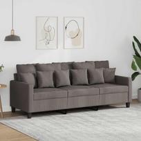 Trivietė sofa, taupe spalvos, 180cm, audinys