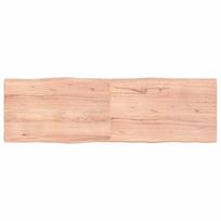 Stalviršis, šviesiai rudas, 160x50x(2-4) cm, medienos masyvas