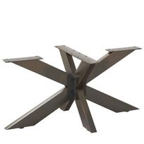 Kavos staliuko koja, voro formos, juoda, 98x58x(42-43) cm, plienas