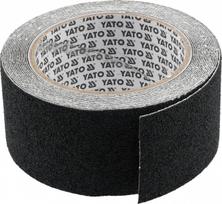 Juoda neslystanti PVC juosta laiptams ir praėjimams | 50 mm x 5 m (YT-72500)