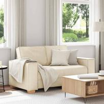 Dvivietė sofa, lininė, 160x78x84 cm