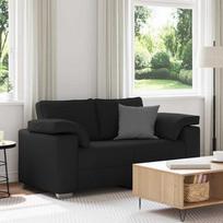 Dvivietė sofa Juodas 160 cm audinys