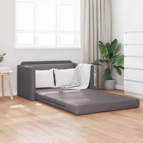 Sofa lova Pilka 124 x 71 x 78 cm Dirbtinė Oda