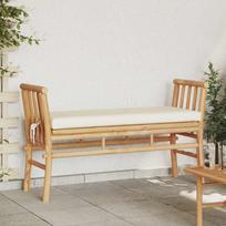 Sodo suolas su pagalve Ruda 110 x 38 x 65cm bambukas