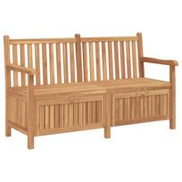 Sodo suolas su saugykla 150 x 60 x 90 cm Kieto teka medžio