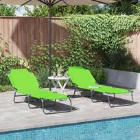 Sulankstomas gultas 2 pcs Žalia 188 x 57 x 86,5 cm Poliesteris