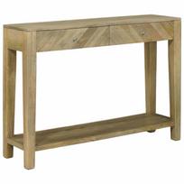 Konsolinis stalas su stalčių Natūraliai pilkas 110 x 30 x 80 cm