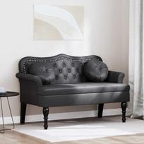 Česterfildo suolas Juoda 120,5 x 65 x 75 cm Dirbtinė oda
