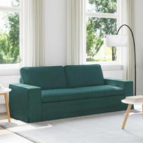 Sofa Tamsiai žalia 222 x 80 x 82 cm audinys