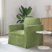 Sofa Šviesiai žalia 78 x 78 x 80 cm Aksomas