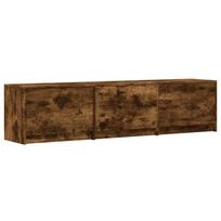 Televizoriaus spintelė su LED Rūkyta ąžuolas 165 x 34 x 40 cm