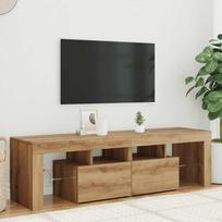 Televizoriaus spintelė su LED, artisano, 140x36,5x40cm, mediena