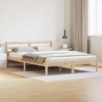 Lovos rėmas Ruda 225,5 x 145,5 x 69,5 cm Kietas pušies medis