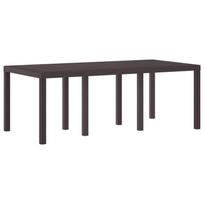 Sodo stalas Ruda 200 x 100 x 73 cm poliratanas