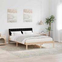 Lovos rėmas Ruda ir juoda 140 x 190 cm Pušies masyvas
