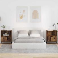 Šalia lovos spintelė 2 pcs Sena mediena 49 x 36 x 61 cm